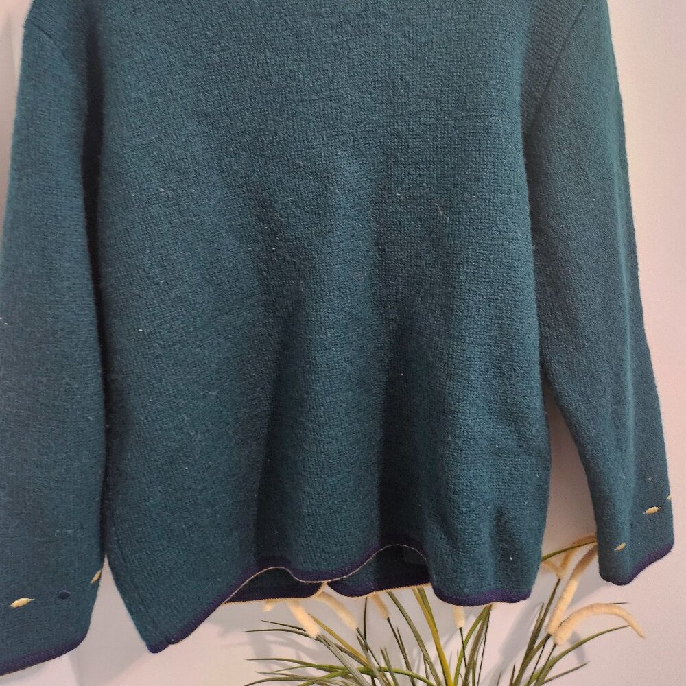 Cardigan vintage Taylor petite 100% laine - Picture 2 of 5